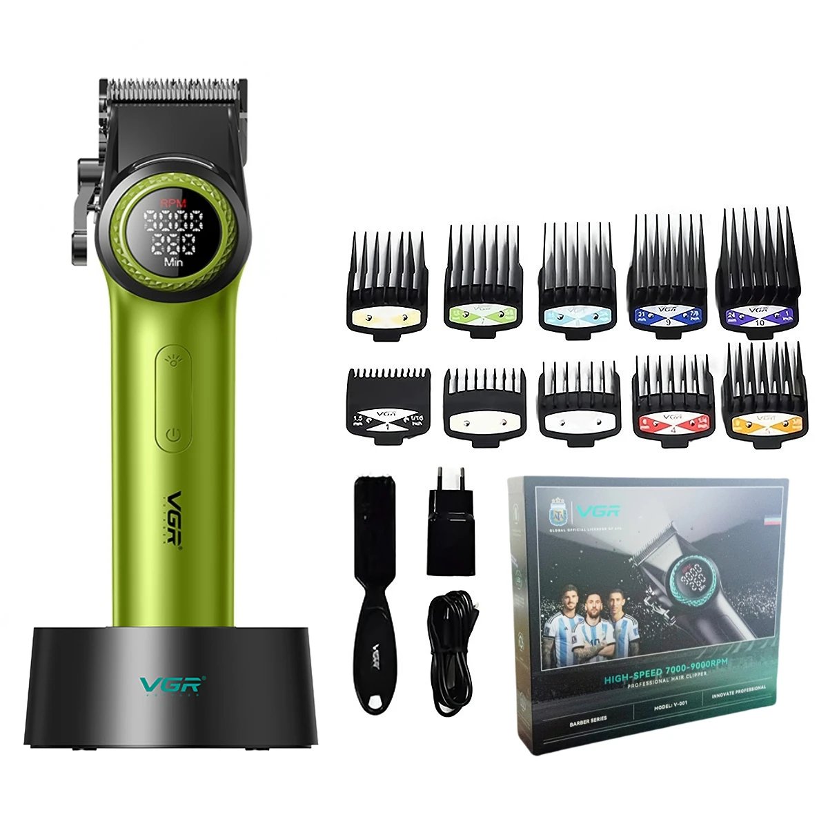 VGR ماكينة قص الشعر احترافية ماكينة قص الشعر لاسلك...