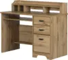 a Computer Desk with Hutch 1
