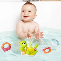 Electric Turtle Water Spray Turtle Toys Cute Swimming Turtle Bathroom Bath Toys Parent-Child Interactive For Kids Water Playing