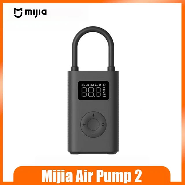 Mijia Air Pump 2 for bicycles and balls, digital tire pressure preset + automatic stop charging, Type-C fast charging