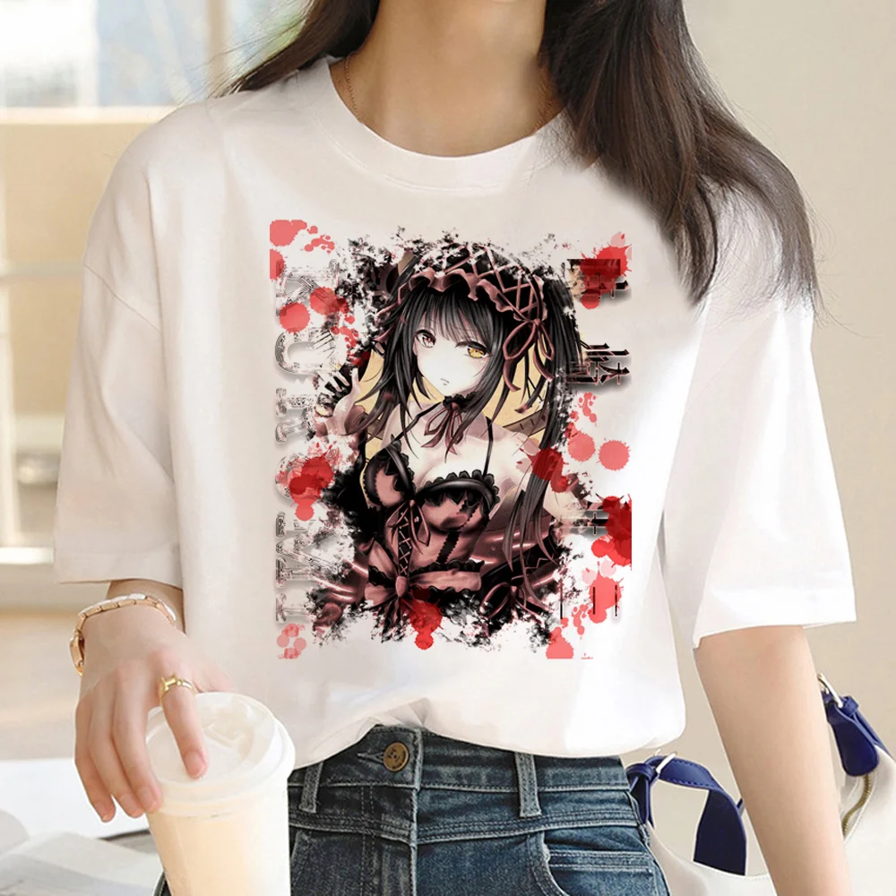 

kurumi tokiaki t shirt men designer harajuku graphic t-shirts man harajuku comic 2000s clothes
