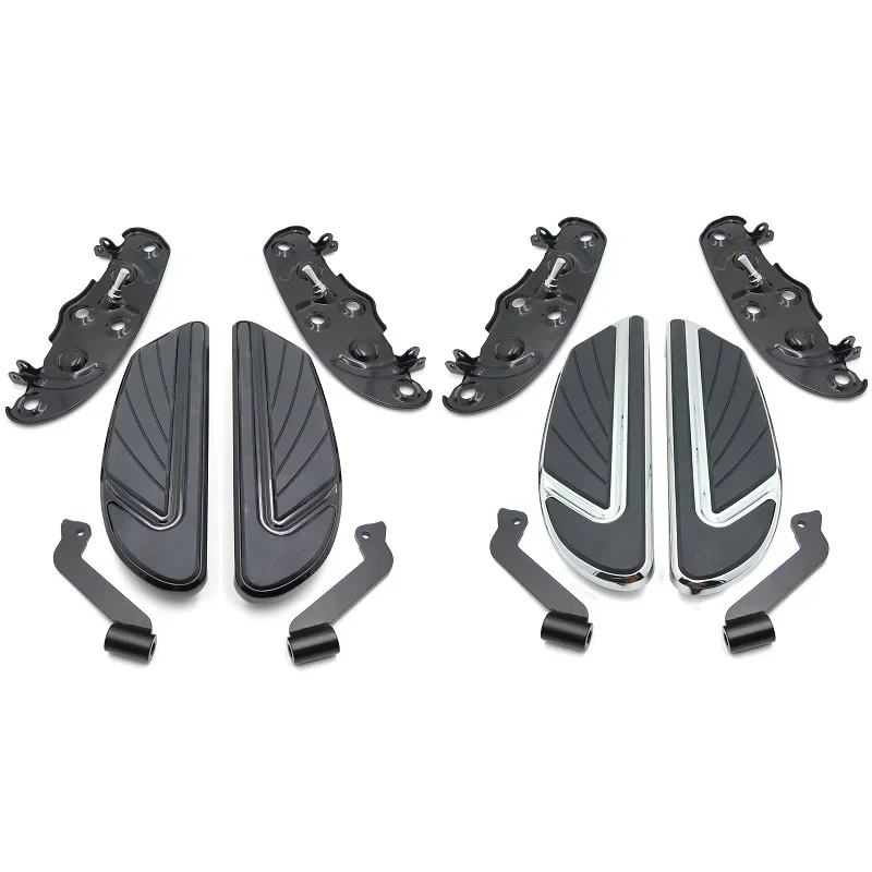 

Aftermarket Motorcycle Chrome Airflow Rider Footboard Kit For 1986-2017 Harley Davidson Road Glide/Street Glide/CVO/Fat Boy