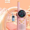 Hight Quality 2 Pack Kids Walkie Talkies 22 Channels LCD Screen Way Radio Toy Rechargeable Flashlight 2 Way Radio Toy for Kids 4