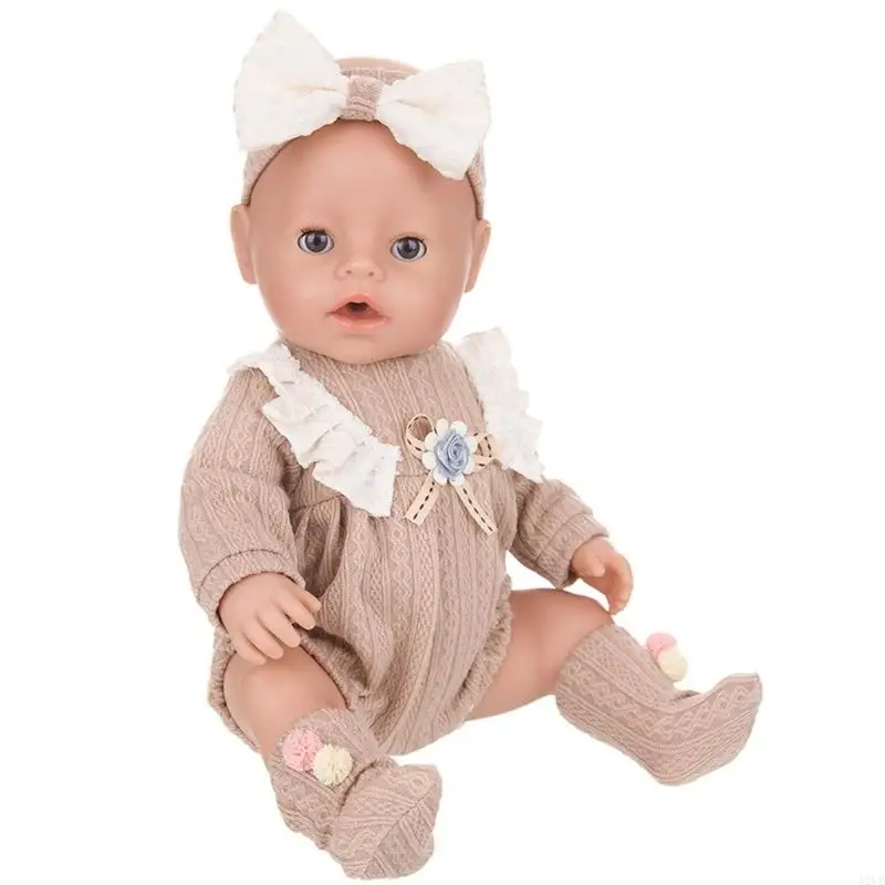 18 -Zoll Winter Garderobe 43cm Puppenkleidung Fashion Doll Outfit für Kinder Rollenspiele Spiel Spaß Spingerversorgung – Detail 4