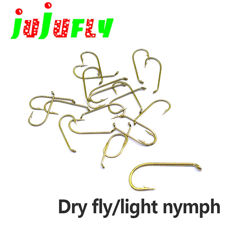 

Bronzed 150pcs box pack fly fishing lengthened dry fly hooks standard light nymph fly tying hooks size 6#8#10#12#14#16#18#20#22#