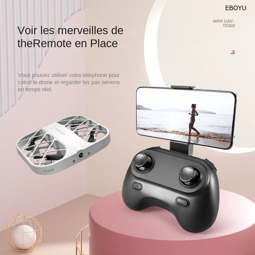 Drone 4K/8K avec caméra HD, WiFi FPV, pliable, pour débutants