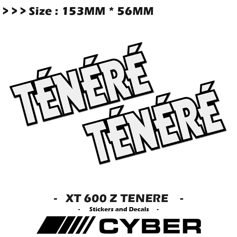 153Mm * 56Mm Carenatura Shell Sticker Decal Moto Sticker Tenere Per Yamaha Xt 600 Z Tenere