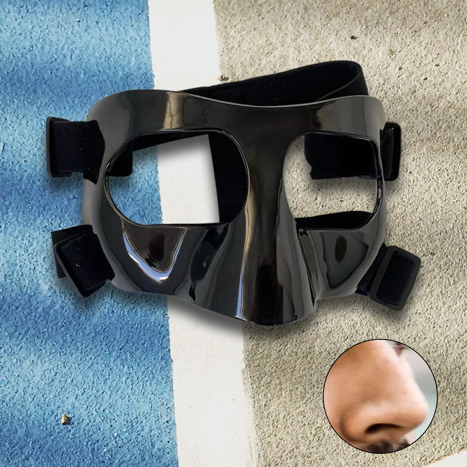 BasketballMaskFaceGuardforBrokenNoseSoccerShieldMask