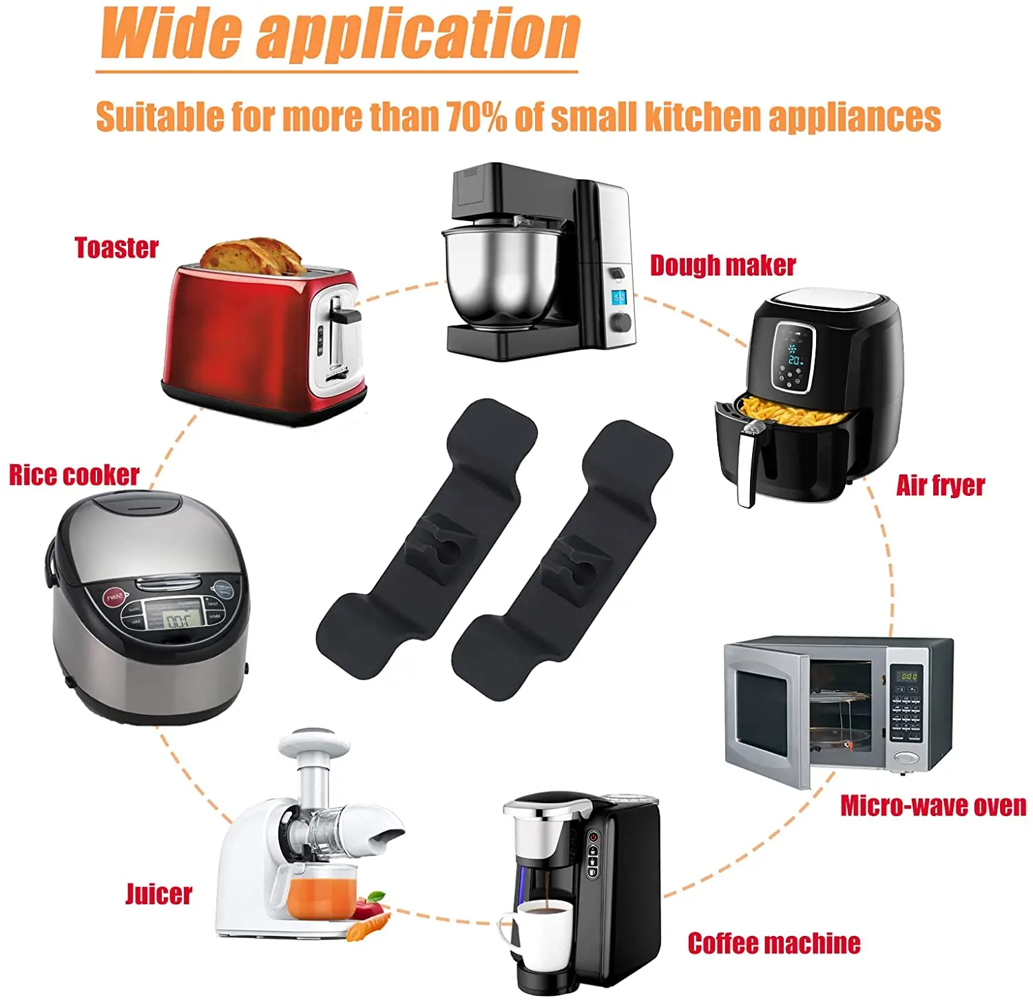 Organisateur De Fil Electrique, 6 Pièces Organiseur Cordon Pour