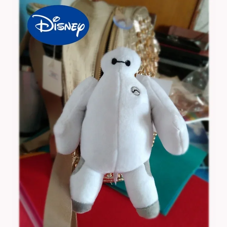 

18 Cm Disney Baymax Plush Keychain Toys Model Cartoon Anime Figure Big Hero 6 Stuffed Dolls Softmaterial Toy Kids Birthday Gifts