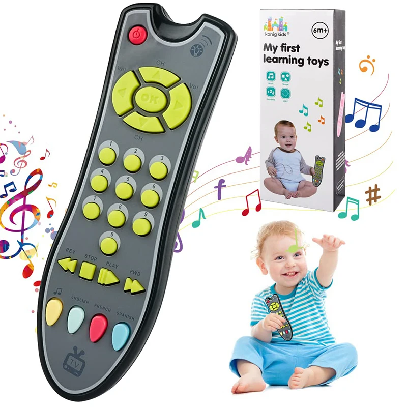 Mando TV Juguete Bebe,Juguetes Musicales para Niños,Toys Remote Control, Juguetes Educativos Tempranos para Niñas Y Niños Aprendizaje(Rosa) :  : Juguetes y juegos