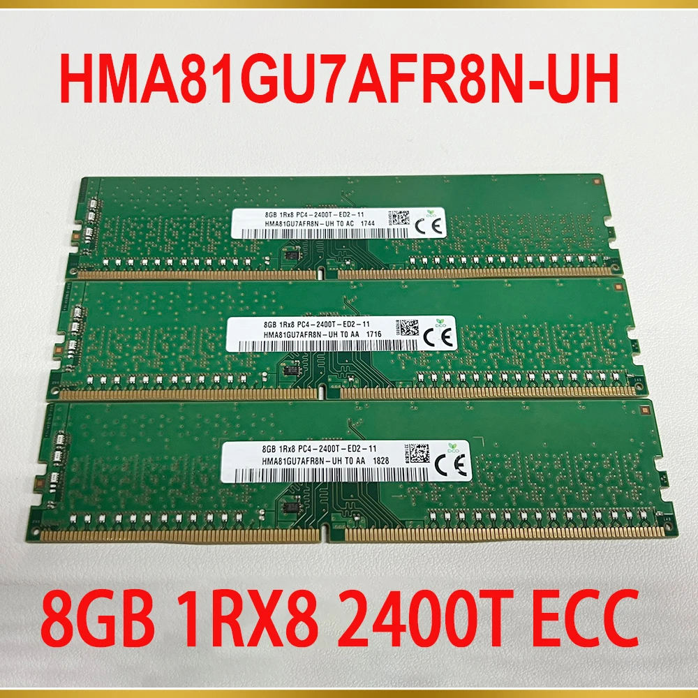 1 Pcs For SK Hynix RAM 8G 8GB 1RX8 2400T ECC HMA81GU7AFR8N UH