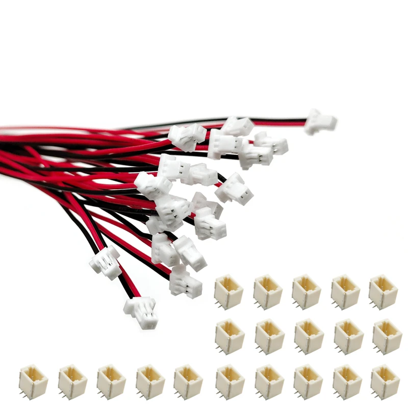 10 SET Mini Micro SH 1.0 Connettore JST a 2 pin con cavi 100MM 13 10 SET Mini Micro SH 1.0 Connettore JST a 2 pin con cavi 100MM 13