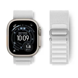 Alpine Nylon Strap for Smartwatch - Durable and Stylish Bracelet (White)