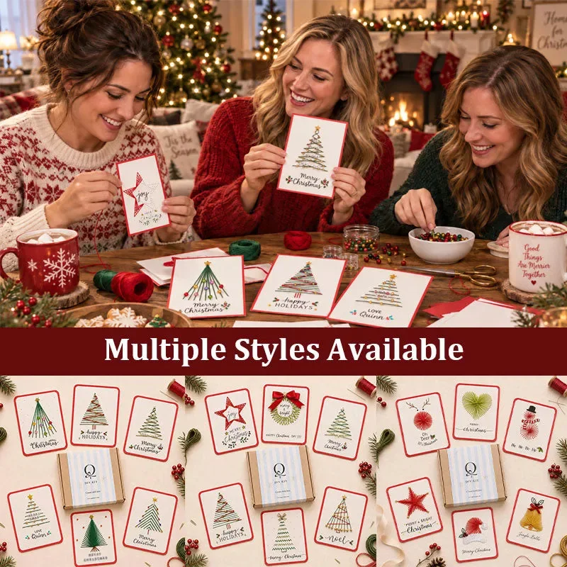 Festive Christmas DIY Card Crafting Kit - Perfect Holiday Gift Set