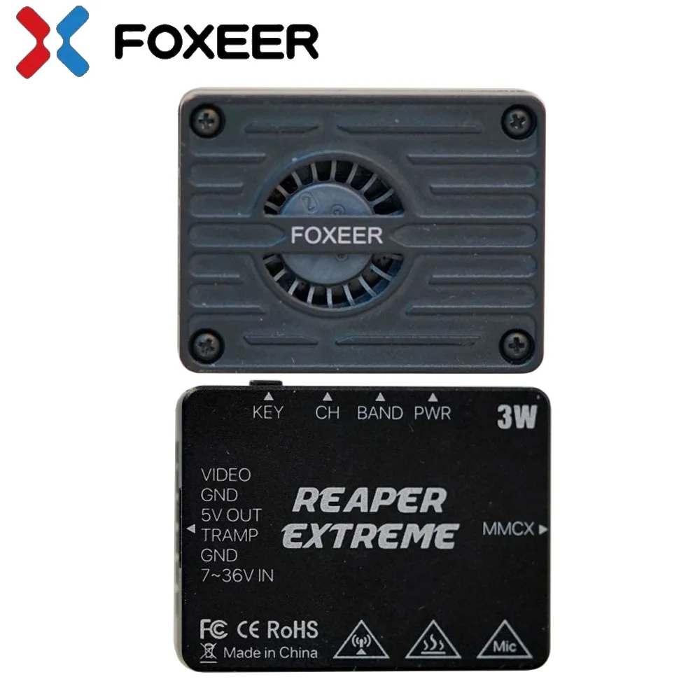 FPV accessories Foxeer Reaper Extreme 2.5W/ 3W Infinity 5W/ 10W Anti-Interference Adjustable Long Range VTX Heat Dissipation Shell for FPV Drone