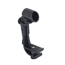 

Drum Mic Clip Handheld Microphone Holder Wireless Microphone Clip (Black)