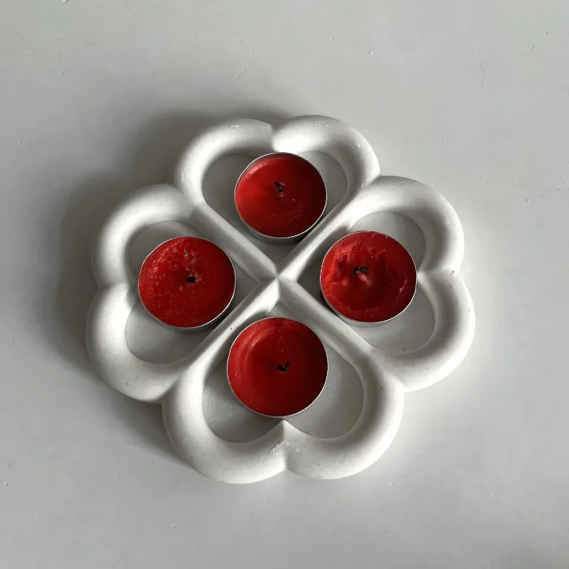 Silicone Mold Love Angel Wings Tray Four-leaf Clover Heart Tray