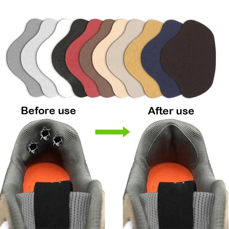 

4Pcs Sports Shoes Patches Insoles Sneakers Men Heel Repair Subsidy Women for Anti-Wear Shoes Heels Sticker Foot Care Pad Inserts