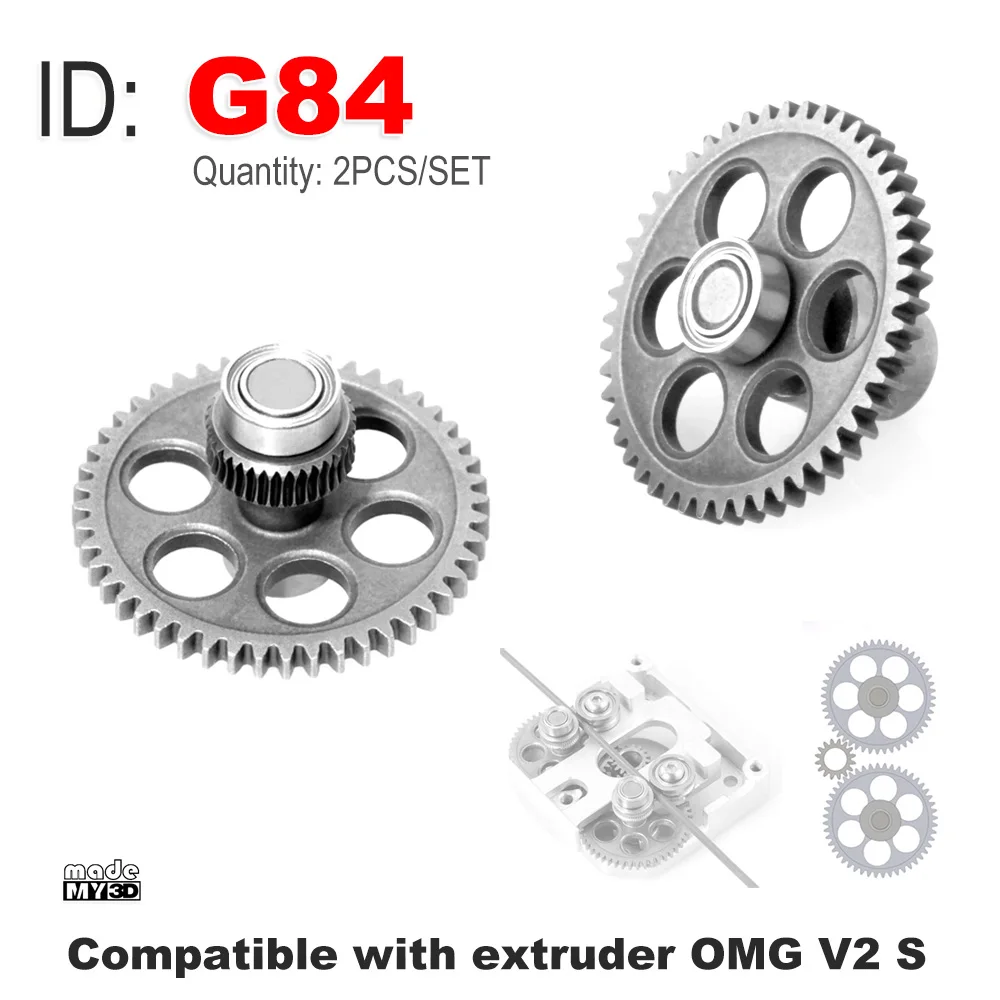Compatível com a Movimentação Dupla do Aço G84 da Dureza 60hrc do Tratamento Térmico da Engrenagem do Metal da Extrusão da Extrusora de Omg V2-s
