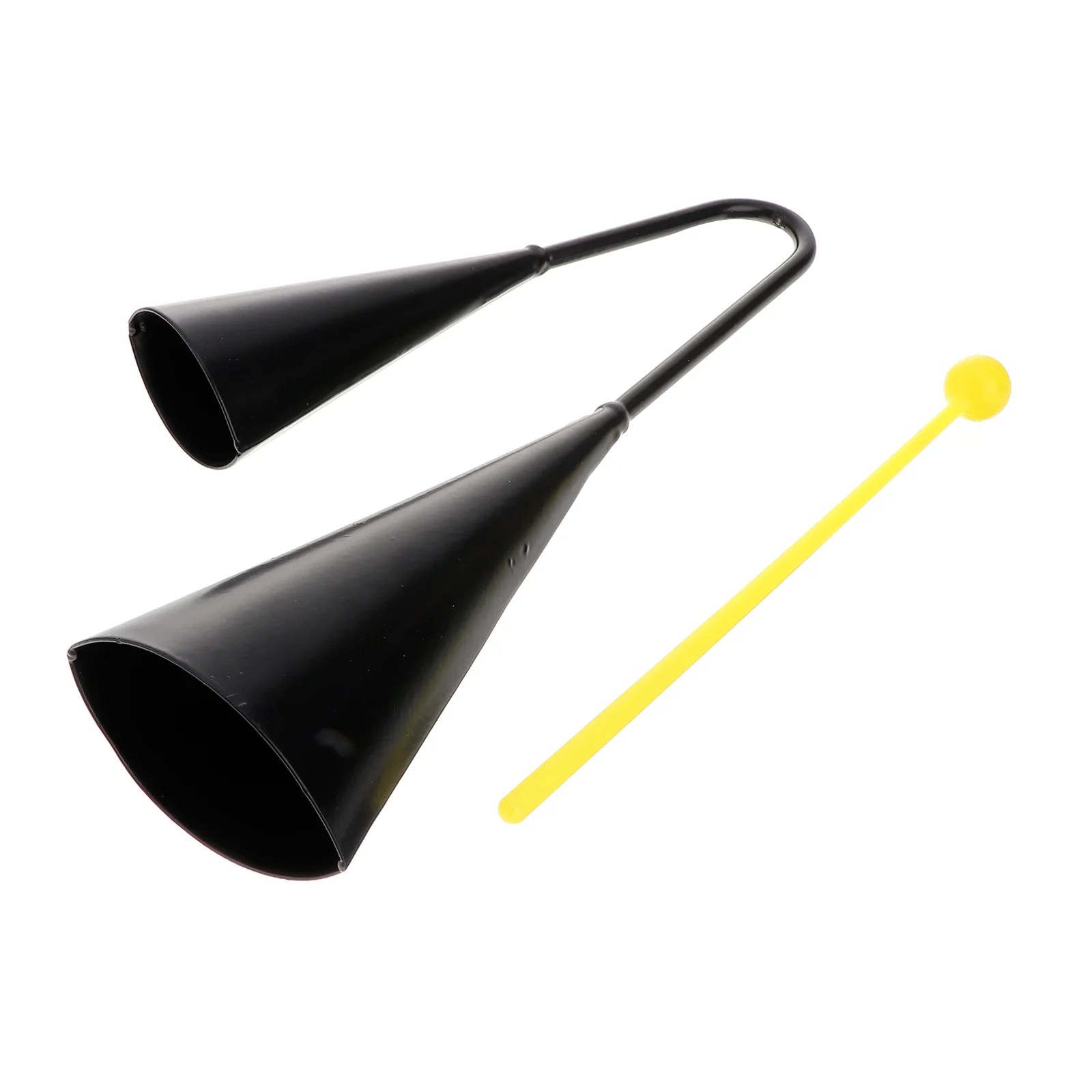 

Деревянная Ручная ударная палочка Cowbell, аксессуары для офиса, двойные колокольчики, музыкальный инструмент
