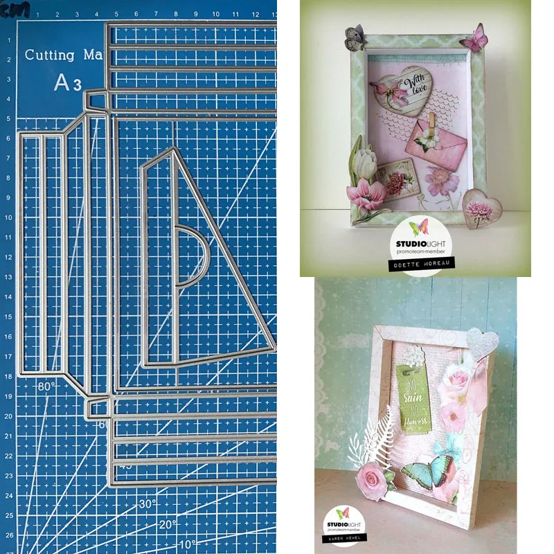 

Lucky Goddess Metal Cutting Dies Essentials Frame Box #4 Diy Scrapbooking Photo Album Decorative Embossing Paper Card Crafts