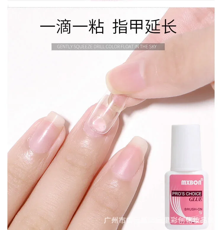 7g Fast Dry Nail Glue False Nail Tips Gel Polish Fake Nails Extension Adhesive UV Glue Acrylic For Fake Nails Stick Gems u&ntilde;as nail glue