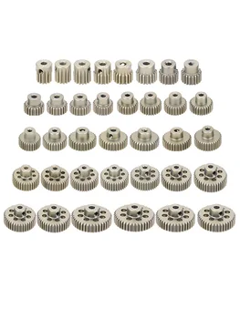 Surpass Hobby 48DP 3,175 мм 14T 15T 17T 22T 26T 27T 34T 36T 40T 44T 13T-48T Металлическая Шестерня двигателя для 1/12 1/10 Запчасти для радиоуправляемых автомобилей