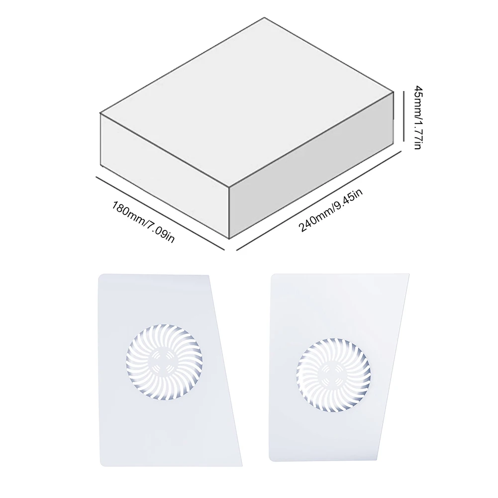 Replacement Shell with Cooling Vents Anti-Scratch Faceplate Protective Cover Protective Shell for PS5 Slim Console Accessories