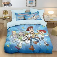 Ensemble de housse de couette pour garçon, 2 pièces, imprimé en 3D, avec fermeture éclair et taies d'oreiller 75*50cm pour adolescents et adultes 2