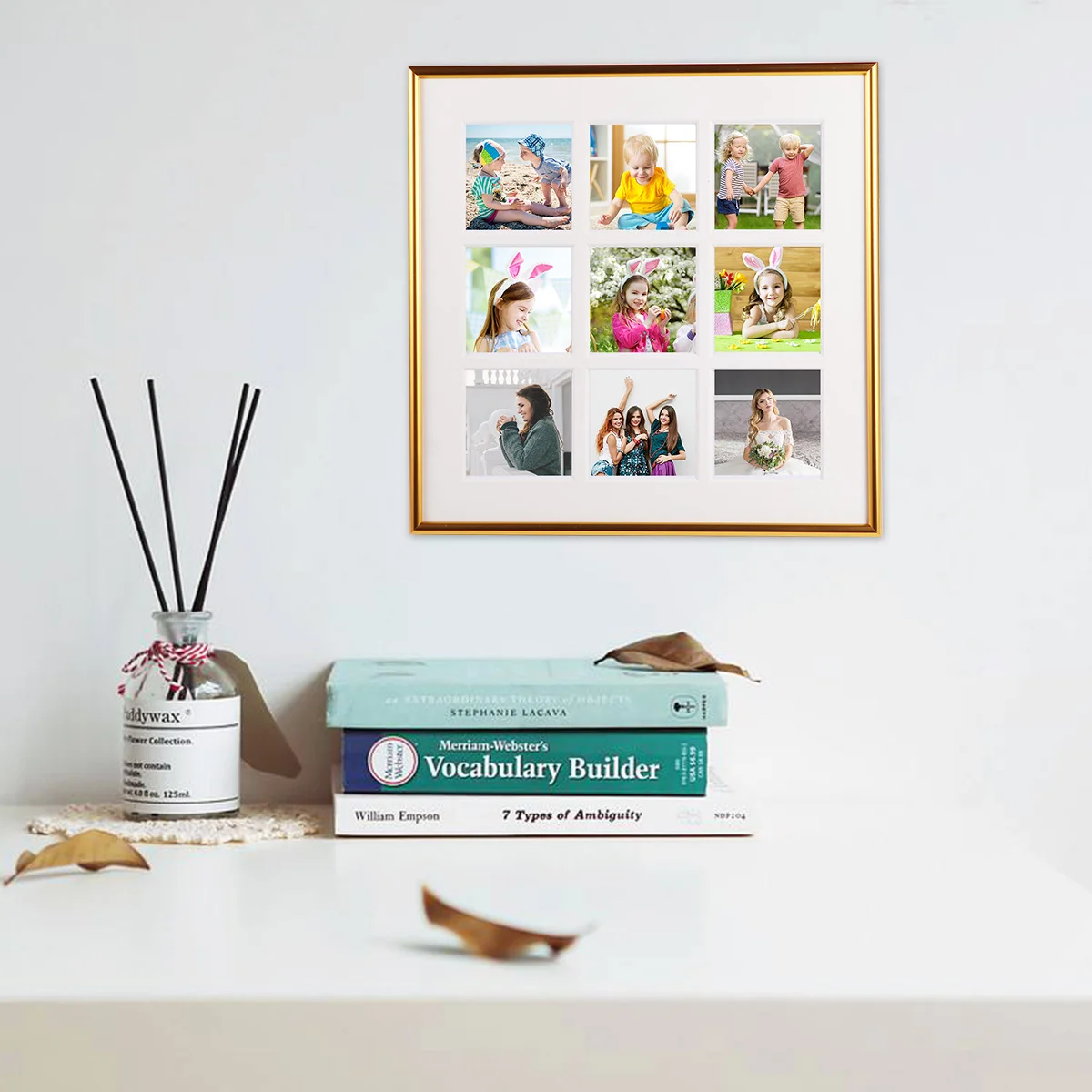 

1PC 9 Compartments Photo Frame Photograph Holder Picture Frame