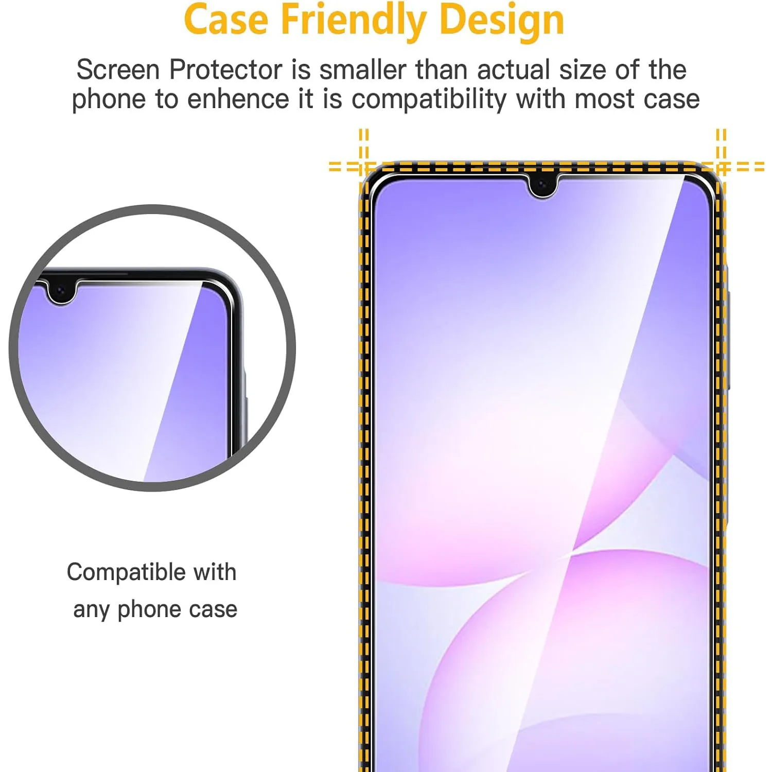 Premium Tempered Glass Screen Protector - 1/2/3/4 Pack