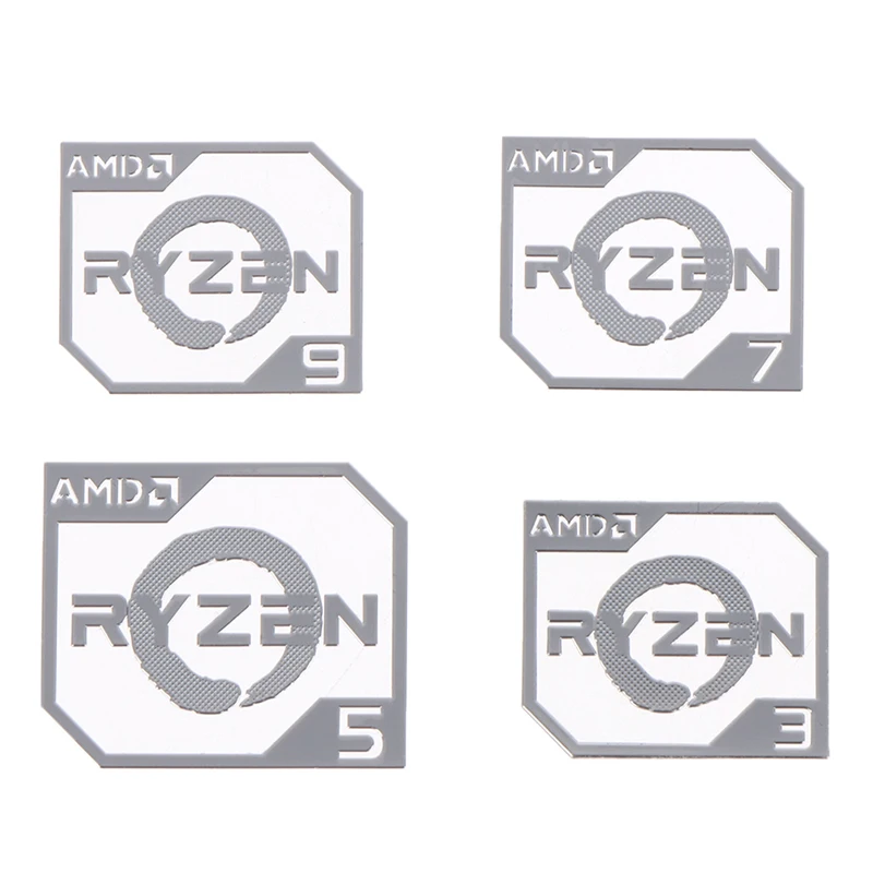 Laptop sticker AMD Processor Series Sticker for ATHLON Ryzen R9 R7 R5 R3 Generation Label DIY Decor Decor Label Stickers Laptop Accessories