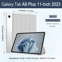 Slim Stand Smart Cover - Soft Back Shell for A9 Plus X210 X215 (Gray)