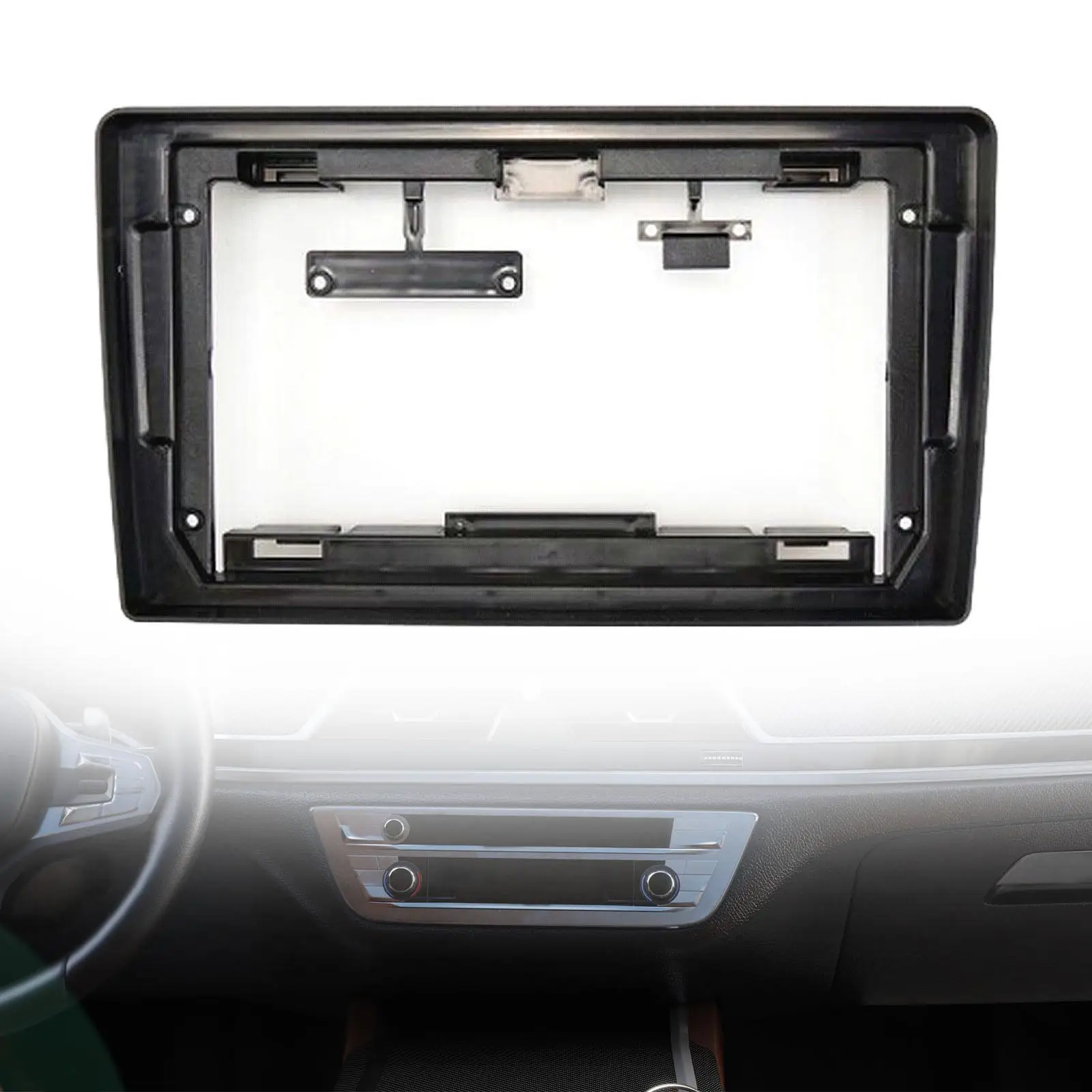 Car Radio Frame Fascia Panel Black Replace Parts DVD Navigation Audio Frame