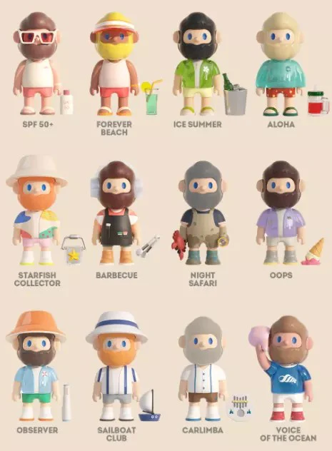 Original F.UN FARMER BOB Island Series Mystery Box Action Figure