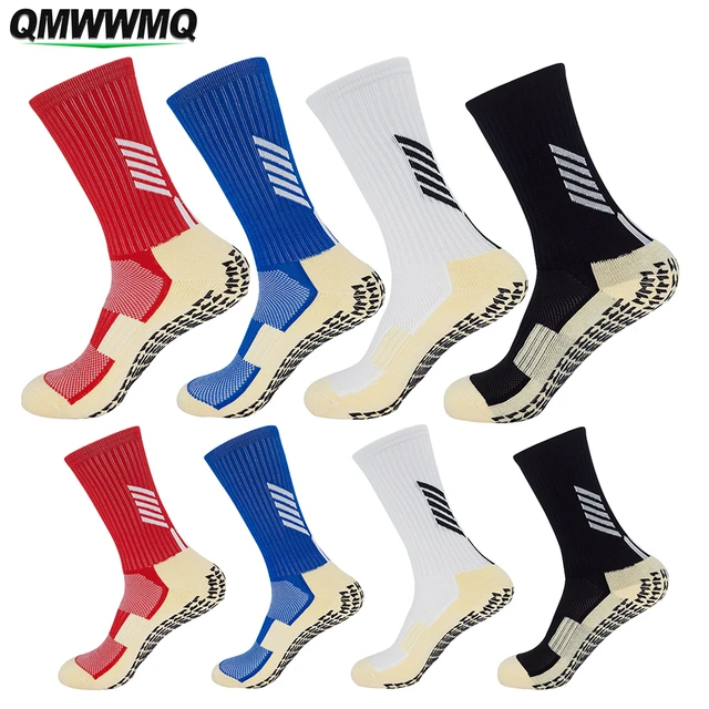 4 Pairs Anti Slip Soccer Socks/Non Slipping Basketball Socks/Sport Athletic  Grip Socks