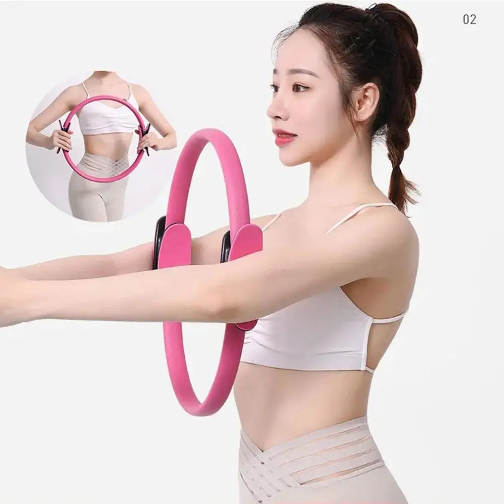 Yoga Fitness Circle Pilates Women Girl Exercise Home Resistance Elasticity Yoga Circle Gym Workout Pilates Accessories