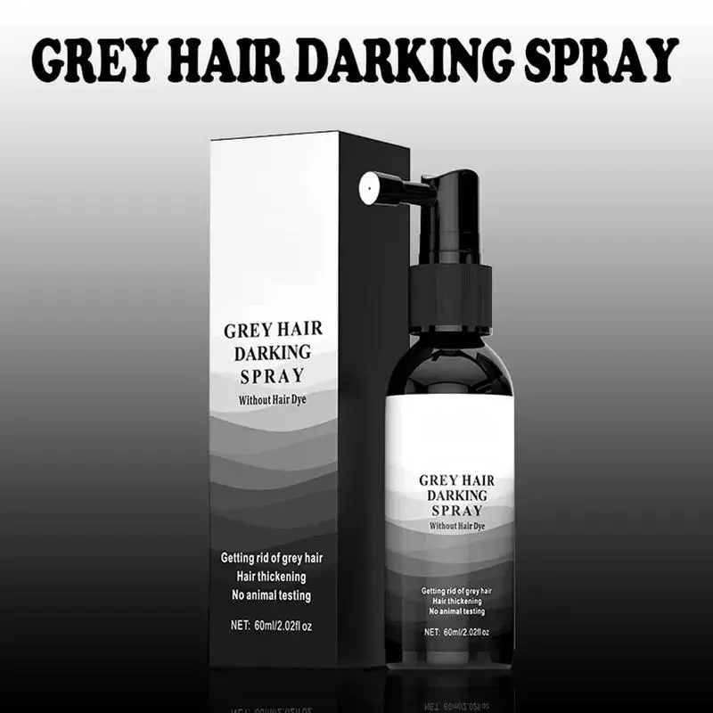 White to black hair spray Reverse Hair Gray spray Naturally Gray White Hair Reverse Spray Coloring Spray