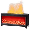Fireplace Fire Flame Air Humidifier with LED Light & Remote Control Cool Mist Humidifier Air Diffuser Humidifier for Home Gift 1