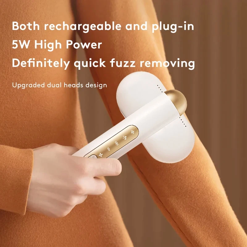 Double Head Hair Ball Trimmer Household Sweater Hair Removal And Shaving Machine Clothing Electric Hair Suction Usb Charging 3