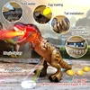 Electric Toy Large Size Walking Spray Lay Eggs Dinosaur Robot With Light Sound Mechanical Dinosaurs Model Toys 2