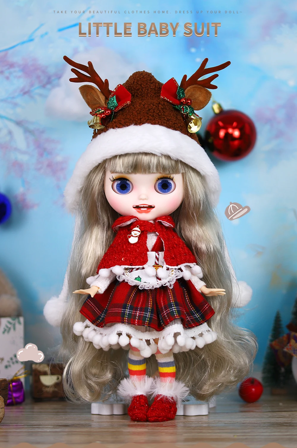 Neo Blythe Doll Christmas Costume 1