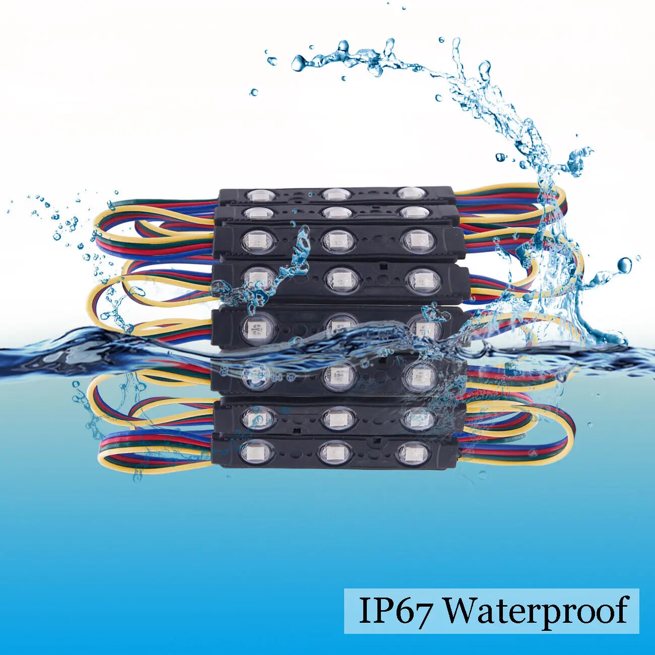 LED Window Lights LED Module Lights Pomelotree Waterproof Storefront Business Decorative 12V 5050 20FT