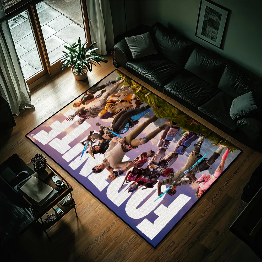 Game F-Fortnite-ES Cool Door Mat Entrance Non-slip Washable Kitchen Carpet Living Room Hallway Rug Bathroom Decoration 6
