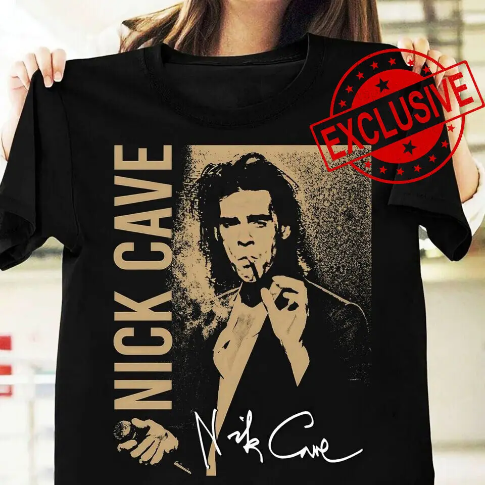 Hot Nick Cave And The Bad Seeds T-Shirt Manica Corta Na47317 Maniche Lunghe