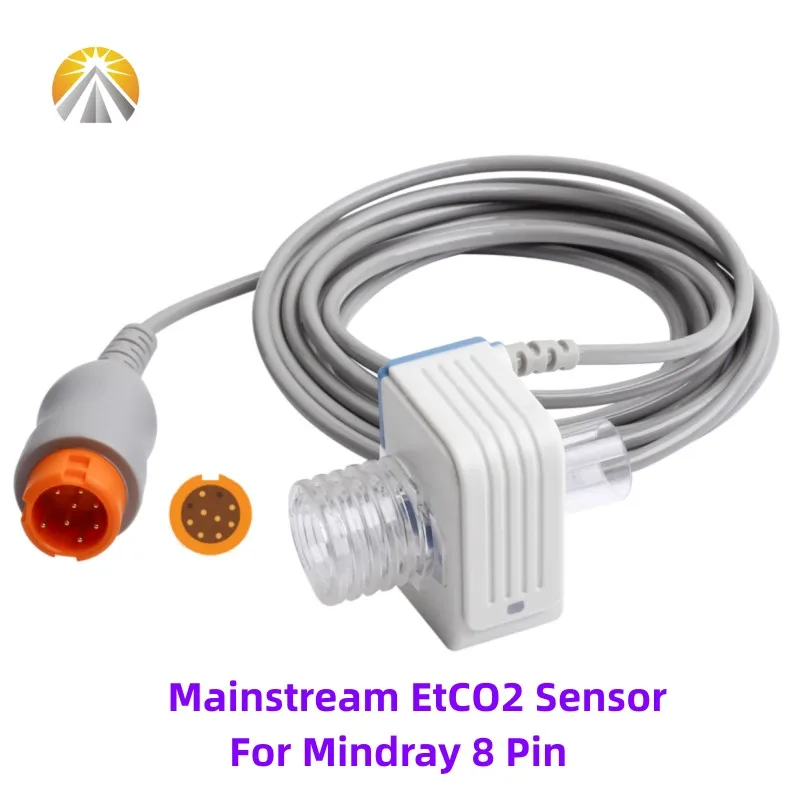 Mainstream EtCO2 Sensor Capnograph CO2 Module For Monitor Philips Mindray Comen Contec Yonker Bionet Nihon Kohden Zoll BLT