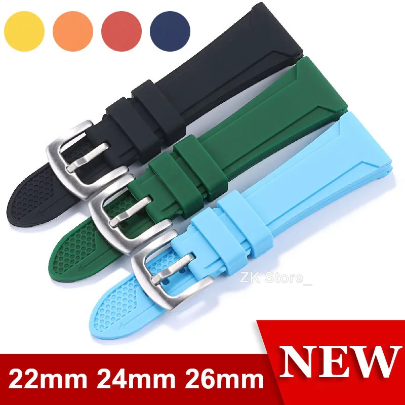Best Online Companies Silicone 24 mm Watch Band 11044P-08_K0015980 main image 1