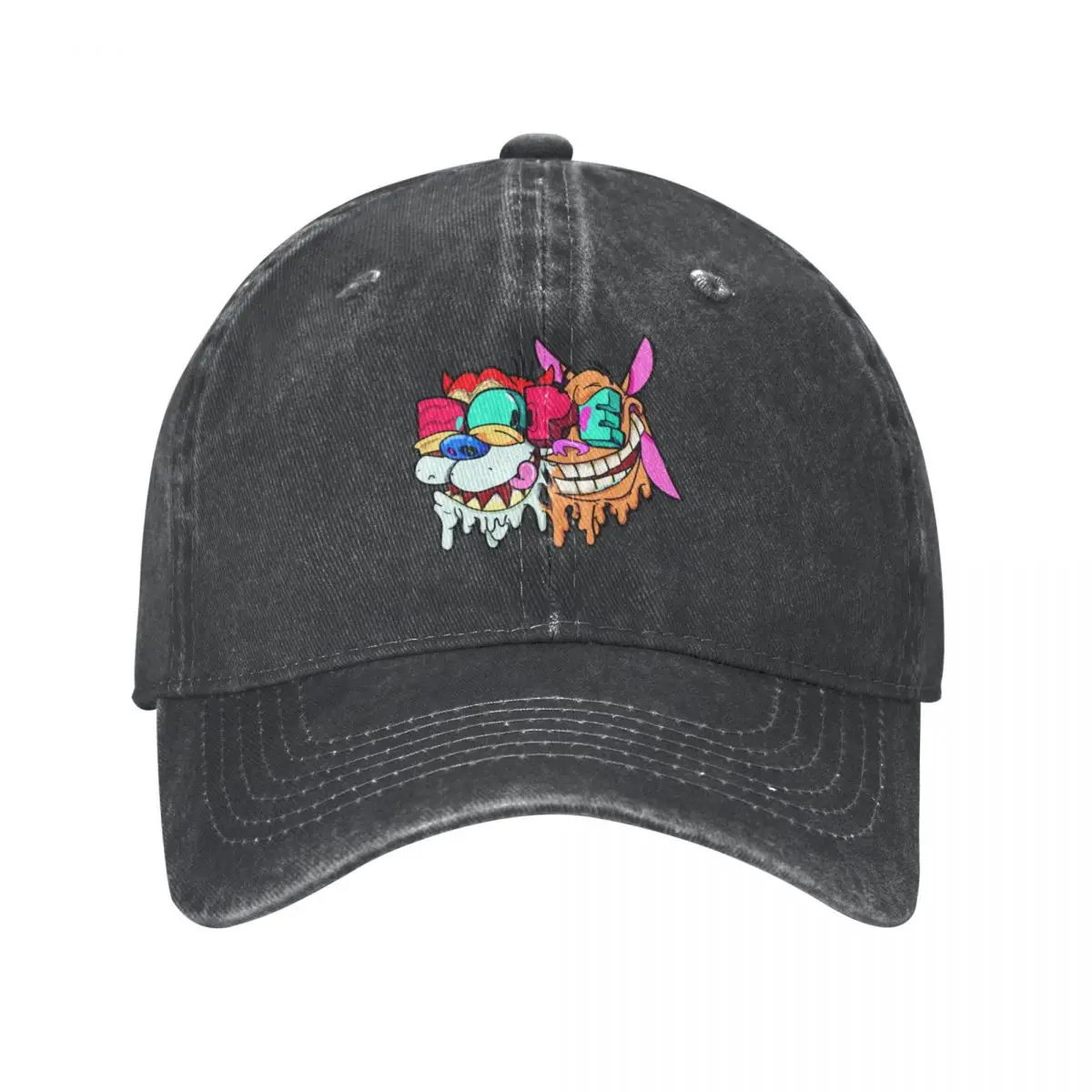 

Ren and Stimpy Dope Cap Cowboy Hat Caps Brand man caps hat for women Men's