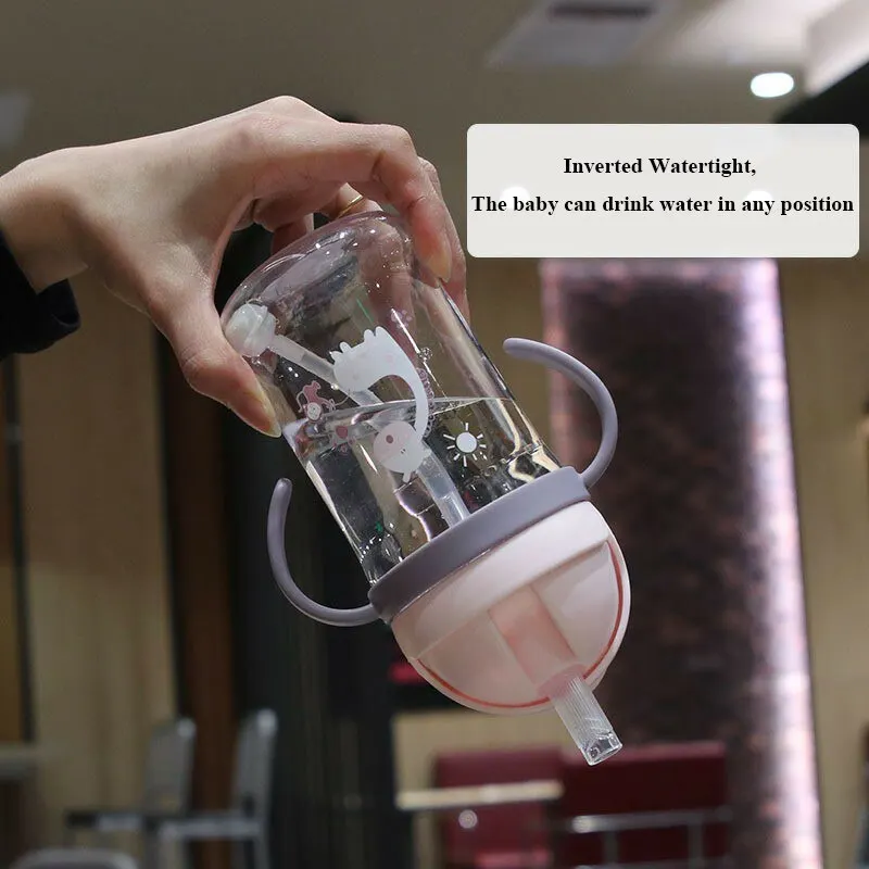350ml Kids Straw Cup Bottle 4